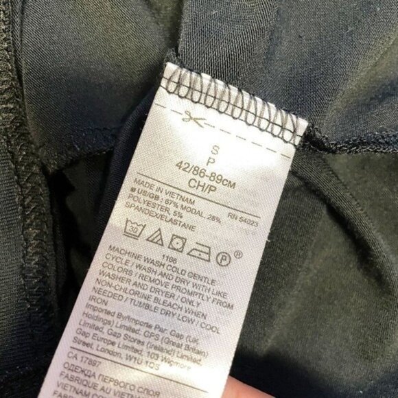 Banana Republic Cruella Black n White Outfit Tunic Supersoft V Neck Blouse Small - Picture 6 of 9